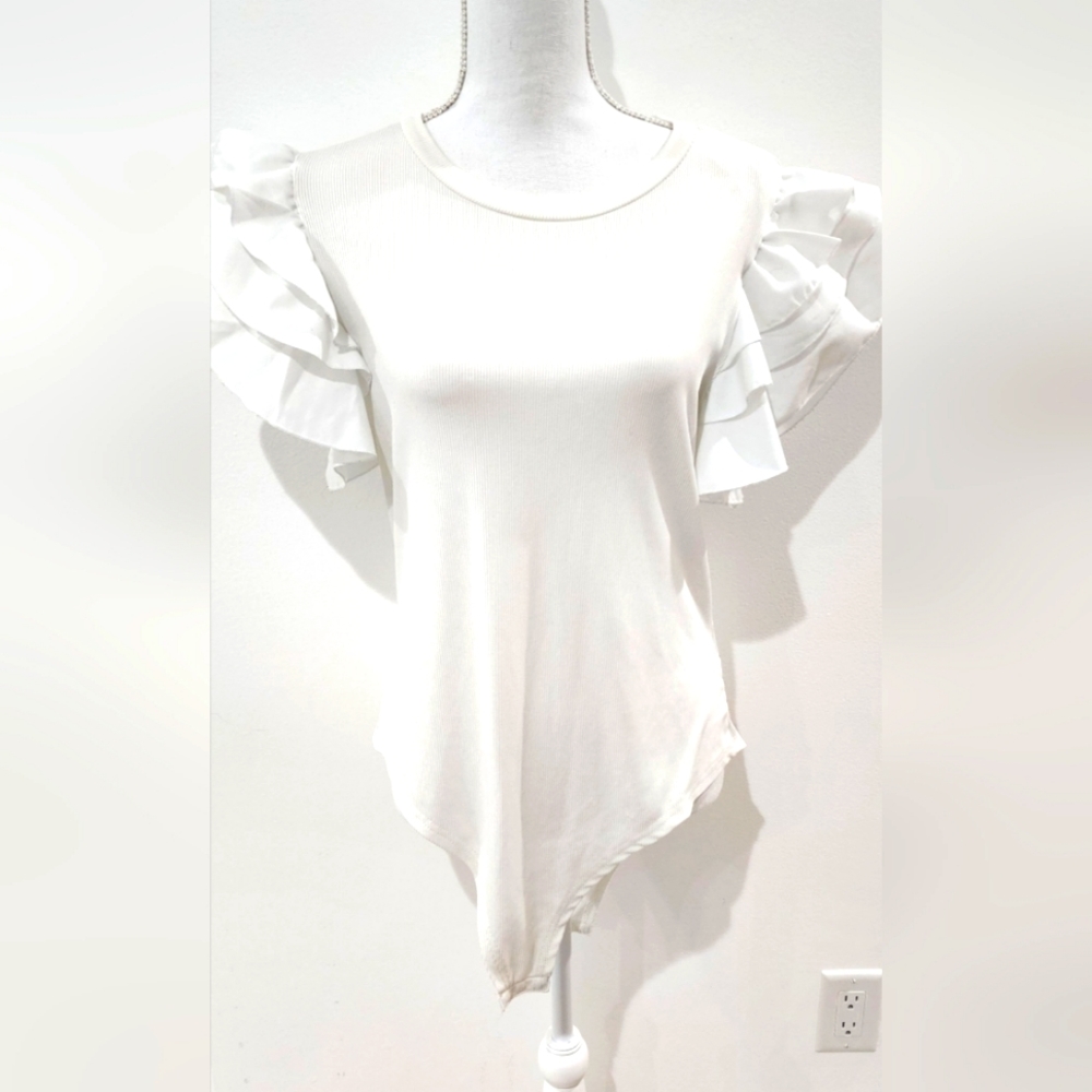 Shein White bodysuit